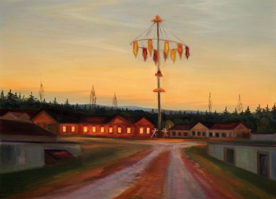 Májka , 2010, 100x × 135 cm, olej na plátně