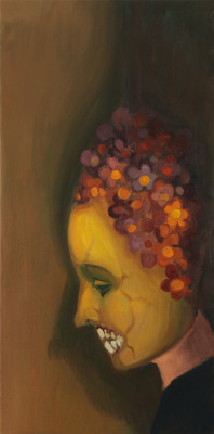 The Lady, 2017, 100 x 40 cm, oil on canvas
