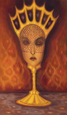 Nevěsta, 2024, 120 x 70 cm, olej na plátně