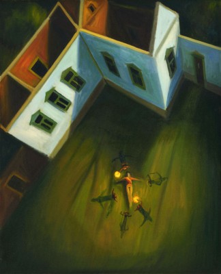 The Inspection, 2014, 120 x 100 cm, oil on canvas