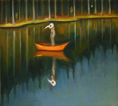 The Pest Doctor, 2014, 55 x 60 cm, oil on canvas