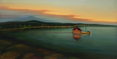 Molo, 2020, 100 x 200 cm, olej na plátně